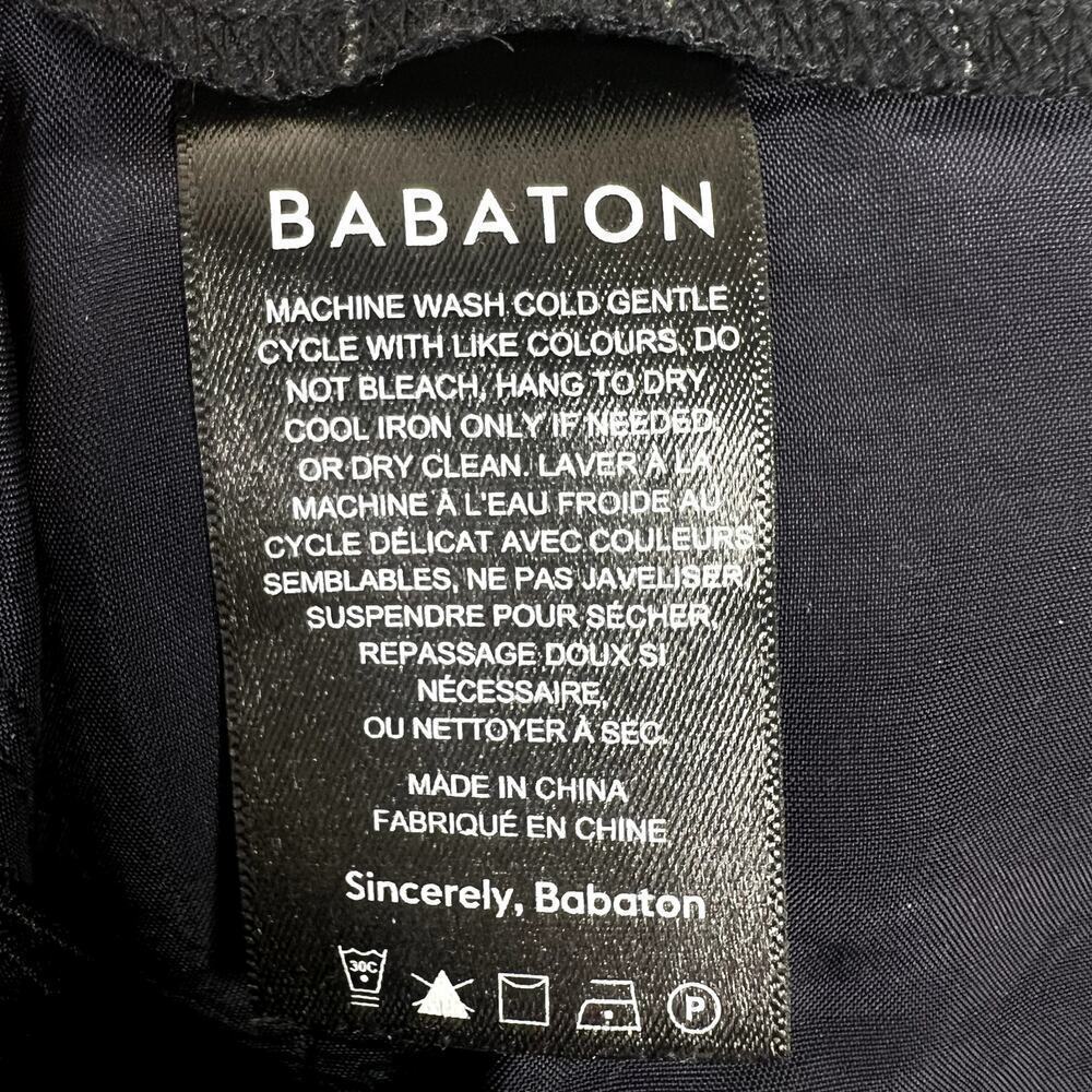 Aritzia Babaton Black Windowpane Patterned Pants … - image 6